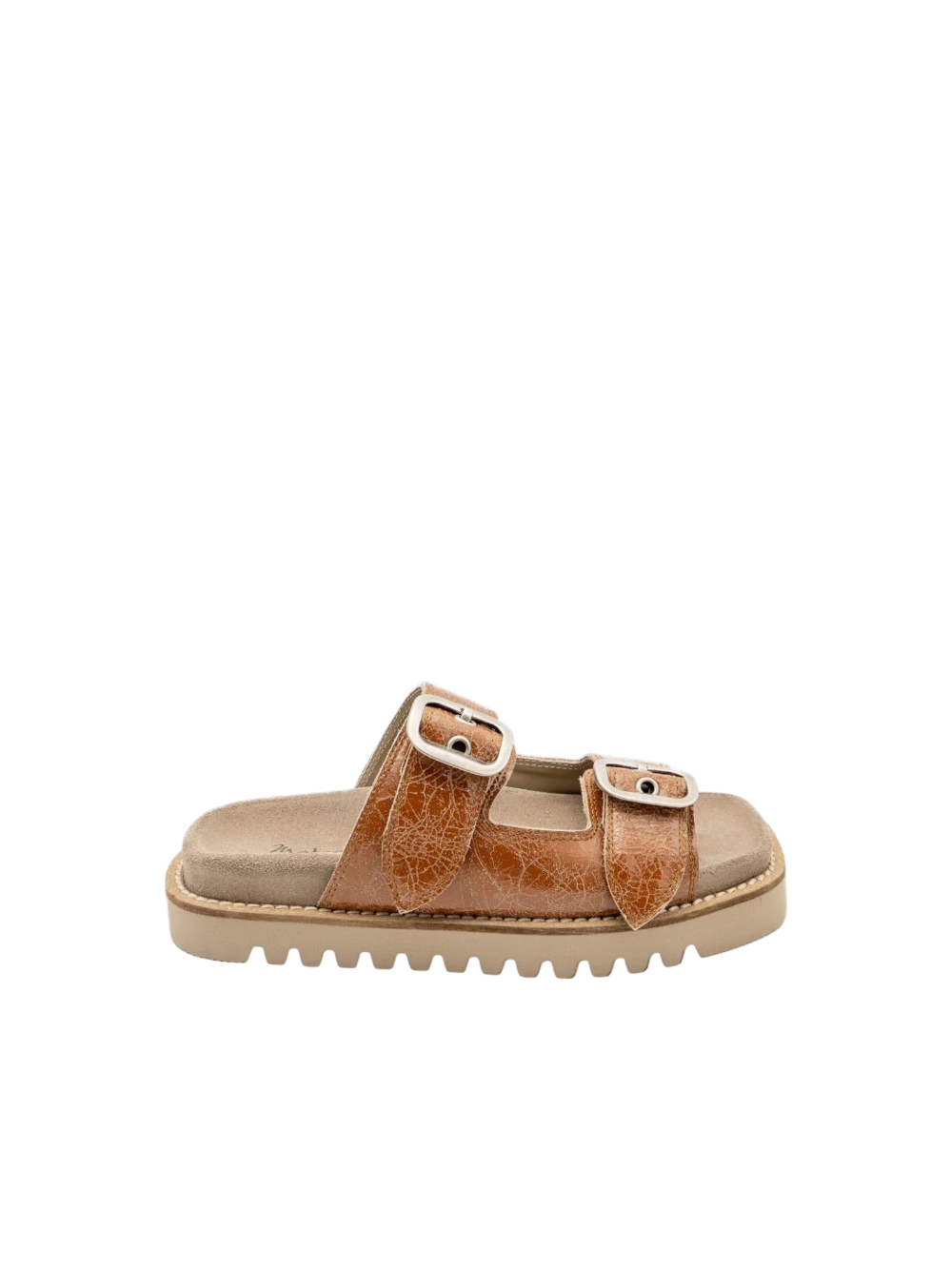 Ciabatta in pelle cracklux