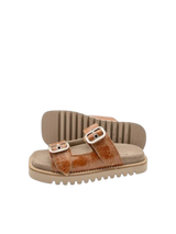 Ciabatta in pelle cracklux