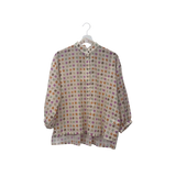 Camicia in voile di cotone manica 3/4