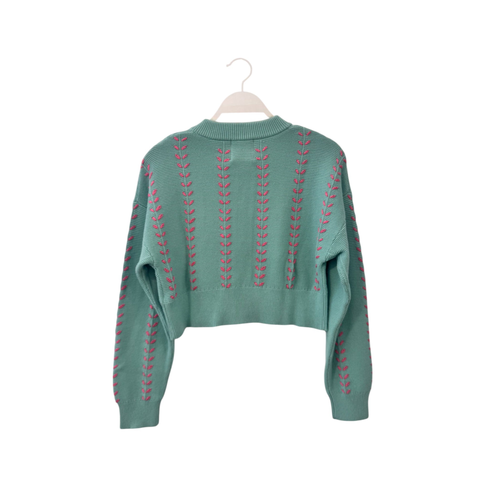 Cardigan corto in cotone