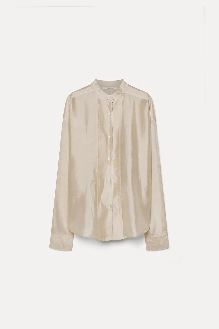 Camicia in shantung di seta
