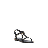 Sandalo flat cocco nero Ash