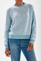 Maglia in cashmere lavorazione traforata