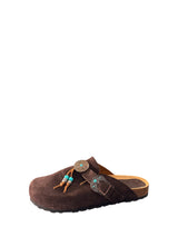 Sabot con fibbia con turchese